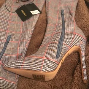 Forever 21 Over the Knee Heeled Boots